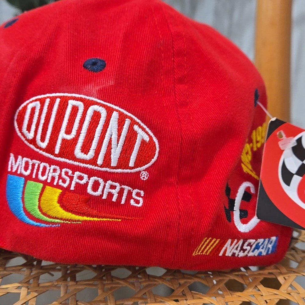 Retro Y2K  Jeff Gordon Winston Cup Series EmbroideredRacing Cap with Flame Visor - Picture 3 of 9